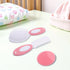 Set Mikinona Scalp Brush and Nylon Comb for Newborns and Infants, Pink, Soft Silicone Scrubber, Suitable for Wet