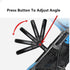 Universal Baby Stroller Bumper Bar, Adjustable Armrest Handle with Black PU Leather Cover