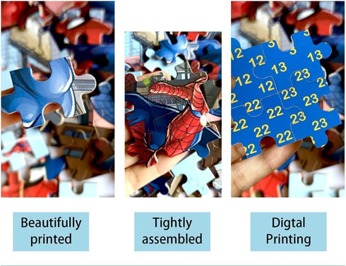 NEILDEN 60 Piece Jigsaw Puzzles for Kids Ages 4-8 - Educational Toy Puzzles for Children in Tin Box