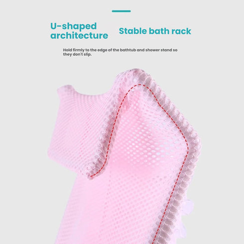 HWUHOQIUR Set, Baby Shower net+Shower Cap+Thermometer Multi-Purpose Color Available in Blue and Pink, Suitable