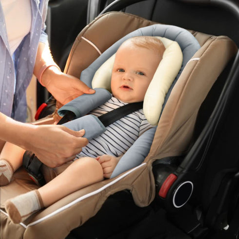 COOLBEBE 3-in-1 Set Upgraded Babybody Support & Strap Covers for Newborn Infant - Extra Soft Car Seat Insert Cushion