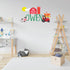 Barn Tree and Tractor Personalized Name Nursery Wall Decal Vinyl Sticker for Custom Kids Room Décor