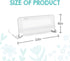 33" Regalo Safety Swing Down Crib Rail for Toddlers, Baby Bed Rail Guard with Reinforced Anchor Safety System