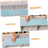 Toddmomy Hanging Diaper Organizer for Nursery Multi Functional Changing Table Storage Bag Holds Diapers Wipes