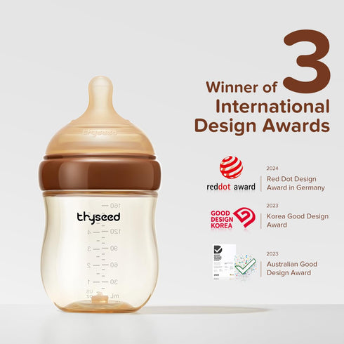 Nipple(3-7 Nipple(3 Set Thyseed Anti-Colic Bottle with Months)+ Months)