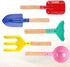 WEILAIDI Beach Toys,5 Pcs Children Beach Sandbox Toys,8'' Kids Gardening Set Metal Garden