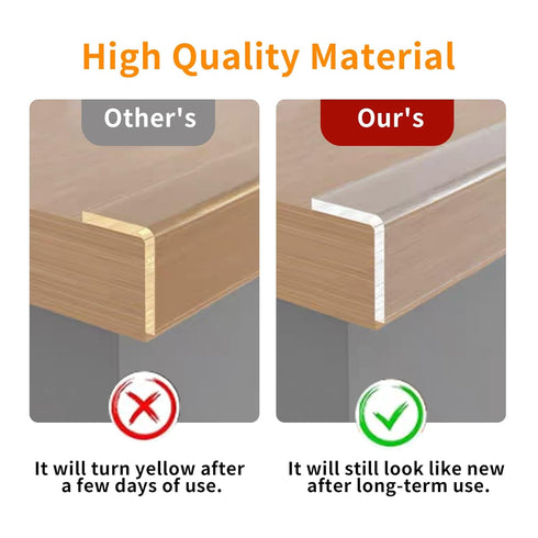 KAIYUER 3Pack Baby,1.57in 9.84ft,Clear Baby Proofing Edge Protector for x Edge Protector Strip Sharp Edge Wrap Cover