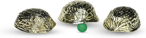 Magic Makers Golden Metal Three Shell Game Magic Trick