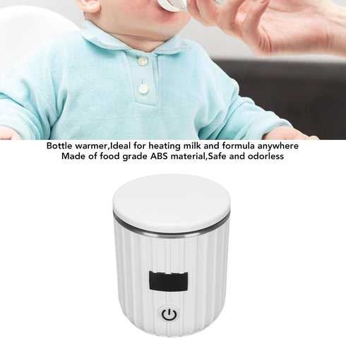 TARSHYRY 6 3 Settings 8000mAH Portable Bottle Warmer Electric Milk Heater for Travel with Adapters Temperature Battery
