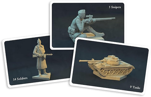 Days & Nights: Red Army Pack Expansion Add-On, 28 Miniatures & Card Pack for Board Game Accessory