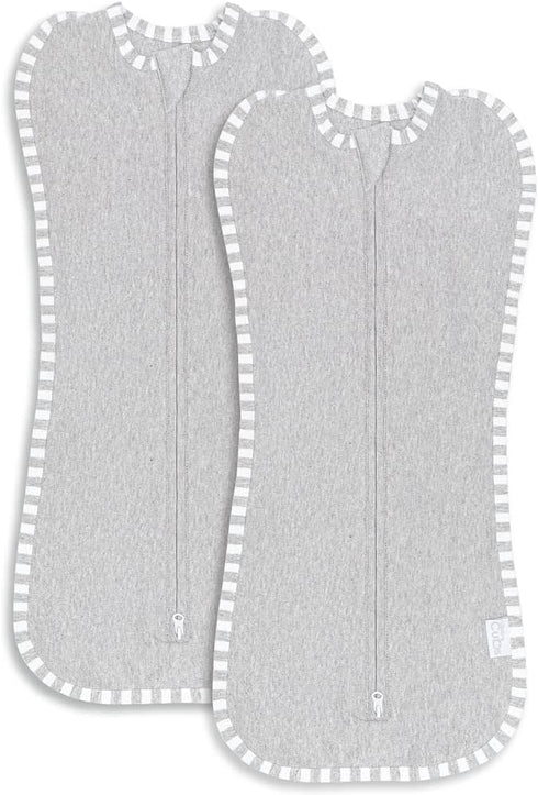Comfy Cubs Easy Zipper Wrap Swaddle Blanket and Fitted Crib Sheet Bundle
