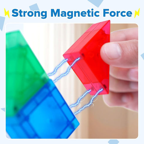 700 3D 4-8, 8-12 YPLUS Mini Magnetic Tiles Travel Magnetic Blocks Building Toys, Shapes Magnet Tangrams Puzzle