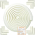 Dekukar Baby Proof Corners and Edges Protector 20ft Edge+8 Corner Guard, Fireplace Baby