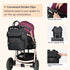 Backpack, Pack BabbleRoo Diaper Bag Multifunction Nappy Changing Bag with Changing Pad, Stroller Straps & Pacifier