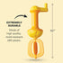 HABA Toddler Bath Toys: Bubble Bath Whisk for Sensory Play, Bubble Maker for Bathtub and Fun Beach and Water Toys
