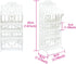 BJDBUS 1 Doll Shoes Rack Shelf + 20 Pairs Shoes Set, High Heel Boots Sandals Assorted for 11.5 Inch Girl Doll