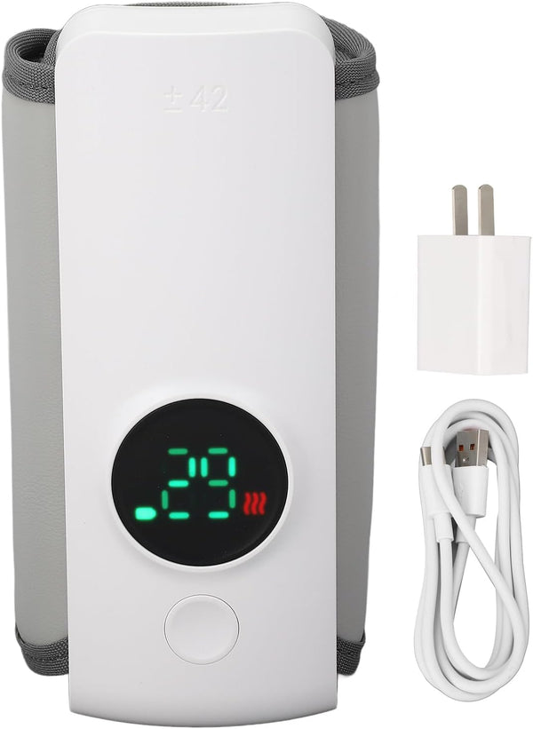 Yunir Portable Bottle Heater, Wireless Travel Bottle Heater with a 6000 MAh Battery,