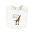 Touched by Nature Unisex Organic Cotton Baby Bibs, One Size, Classic Safari
