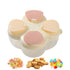 Generic Portable Formula Container 4-Grid Leak-Proof Child Snack Storage Box, Travel Protein Powder