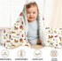 Jola's House 2 Pack 30 40 Inch Farm Animal Baby Blankets Unisex Soft Nursery Double Layer Minky Blanket with Dotted
