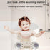 Luocute Baby Bath Stand, Wall Mounted Adjustable Foldable Shower Stand for Toddlers, with Anti Slip Base and Suction