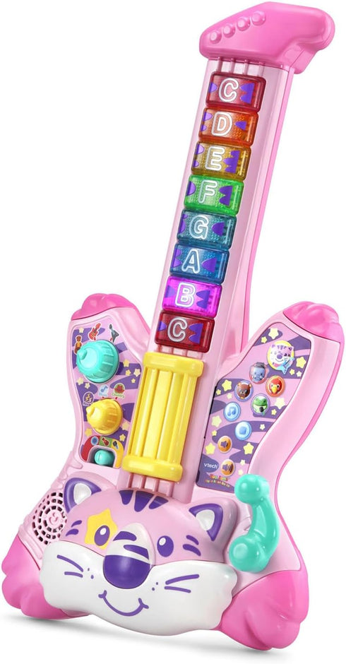 Pink VTech Zoo Jamz Tiger Rock Guitar - Fun Learning Toy for Kids