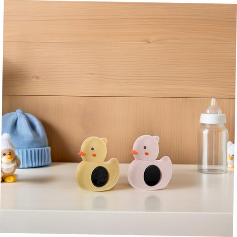 VANZACK 2pcs Swimming Bath Thermometer Floating Duck Shape Water Temperature Monitor for Boy Girl Safe Bath Accurate