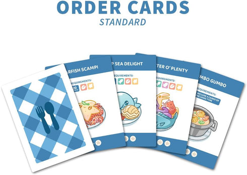 2-6 7+ Unstable Games Fishy Squishy Crusty Quirky Base Game - Competitive Fishing Card Game for Kids, Teens, Adults