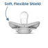 2-Pack 0-36 RaZbaby Keep-It-Kleen Baby Pacifier Closes When Dropped - BPA-Free Silicone Orthodontic Nipple, Ideal