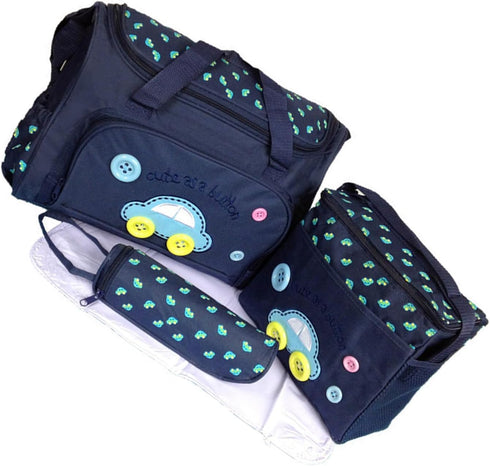 Ywmsfl 4Pieces Set Set Oxford Fabric Baby Diaper Bag Baby Diaper Ideal For Travel Shopping Or Walks Multifunctional
