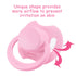 3 Pack Littleforbig Bigshield Generation-II Adult Sized Pacifier Overload Paci - Dark-Pink Medium-Pink Light-Pink