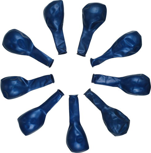 Hestya 100 Pieces 10 Inch Navy Blue Latex Balloons - Party Decoration Kit for Weddings, Graduations, Anniversaries
