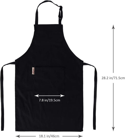 Kids Adjustable Apron and Chef Hat Set for Boys and Girls, Cooking Baking