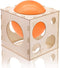 9 Holes Collapsible Wood Balloon Sizer Cube Box, Measurement Tool for Party Decorations (12" x 12" x 12")