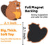Fridge Magnets for Kids -16 Cute Farm Animal Magnets - Safe Toddler Magnets for Refrigerator - Fridge Magnets for Toddlers 1-3 - Kids Magnet for Fridge - Cartoon Educational Baby Magnets Toy by SUPINEEDO