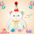 12" Singing Happy Birthday Teddy Bear Stuffed Animals,Singing The HAPPY BIRTHDAY Song Plush Toy Musical Interactive