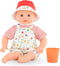 Corolle Bebe Bath Calypso Garden Delights Baby Doll - Soft Body, Play Cup, Ages 18 Months+