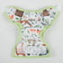 Sigzagor Newborn Baby Cloth Diaper Cover Nappy Hook and Loop (Wolf Rabbit)