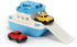 Green Toys Ferry Boat with Mini Cars Bathtub Toy, Blue/White, Standard