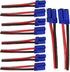 5 Pairs EC5 5.0mm Male Female Banana Connector with 12awg Silicone Wire 10cm for RC Hobby Lipo Battery