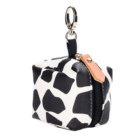 SONARIN Portable Pacifier Holder Case with Clasp for Diaper Bags,PU Baby Dummy Case