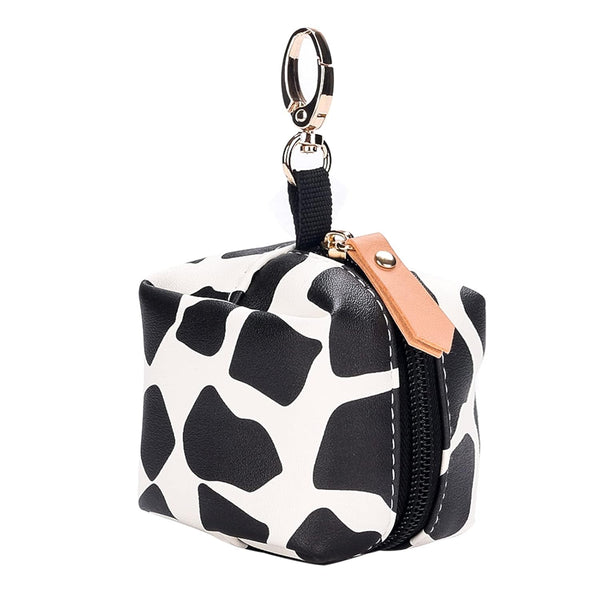 SONARIN Portable Pacifier Holder Case with Clasp for Diaper Bags,PU Baby Dummy Case