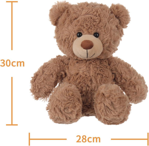 12 Inches Apricot Lamb Toys Plush Brown Teddy Bear Stuffed Animal Soft Cuddly Perfect for Child