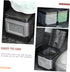 OUNONA Outdoor Portable Toilet Foldable Car Travel Toilet for Camping Emergency Use Compact Design Material Convenient