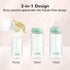 4 Packs,10oz Pumps&Nipples(4 COMI Wide Neck Glass Breastmilk Collection n Storage Bottle, with Screw Ring Sealing