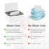 2 Pack Flenpptly Baby Wipes Dispenser, Wipes Case Baby Wipe Holder Keeps Wipes Fresh, Non-Slip, Easy Open & Close (Grey