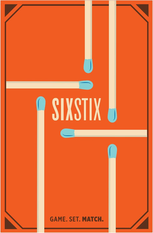 Helvetiq SIXSTIX Card Game - Logical and Visual Puzzles for Brainy Fun! Strategy Game, Family Game for Kids & Adults, Ages 8+, 1-4 Players, 30 Minute Playtime, Made