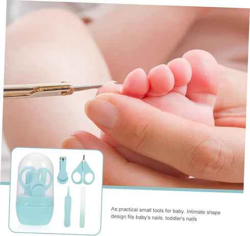 CHICAMPERA 1set Trimmer Nail Clippers Safe Nail Kit Adorable Storage Case for Newborn Grooming for Moms