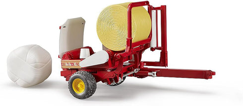 02122 Bruder Bale Wrapper with Yellow and White Bales (Color May Vary)