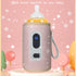 Pink USB Baby Bottle Warmer with LCD Temperature Control